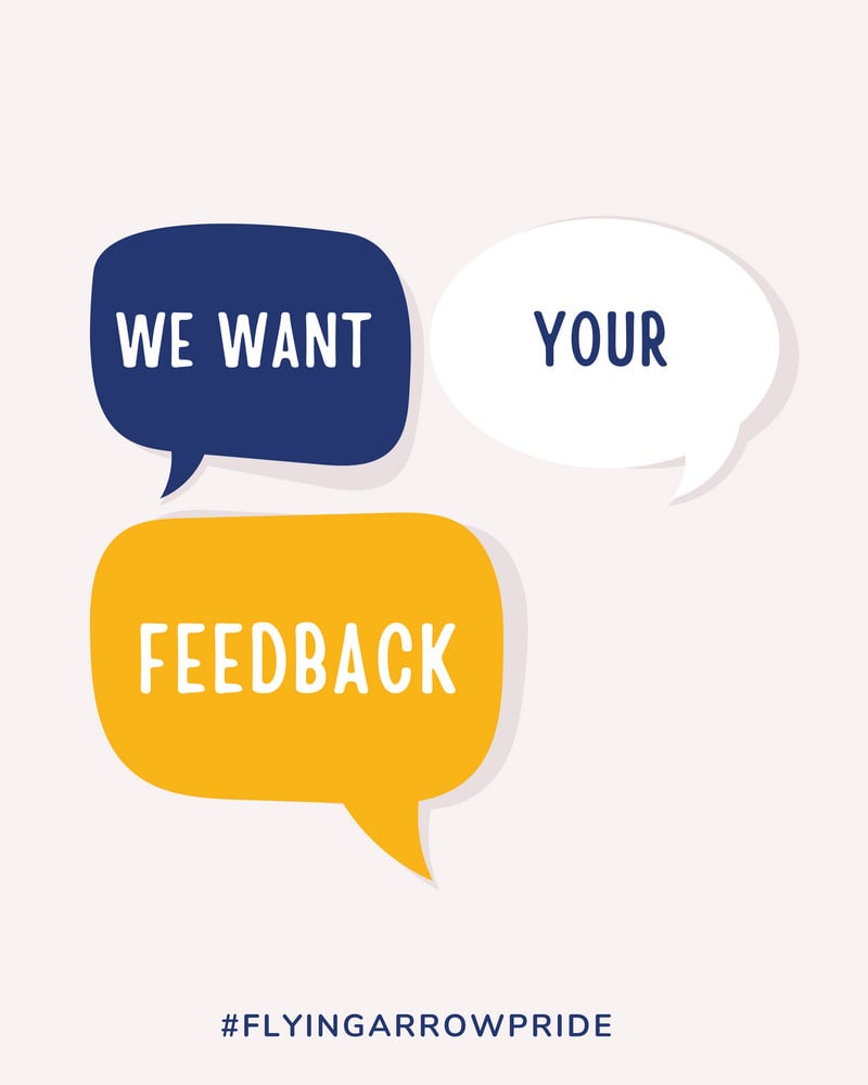 We Want Your Feedback