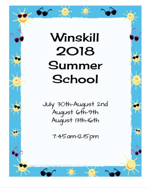 Winskill Summer School