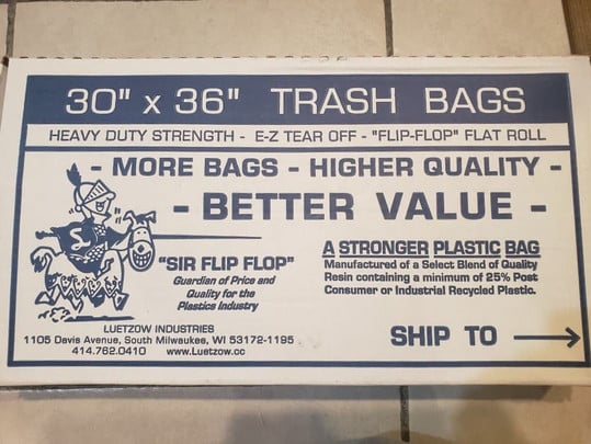 Trash bag sale